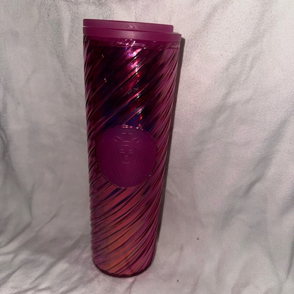 Starbucks 2022 magenta hot tumbler 16oz NWT - Picture 3 of 3